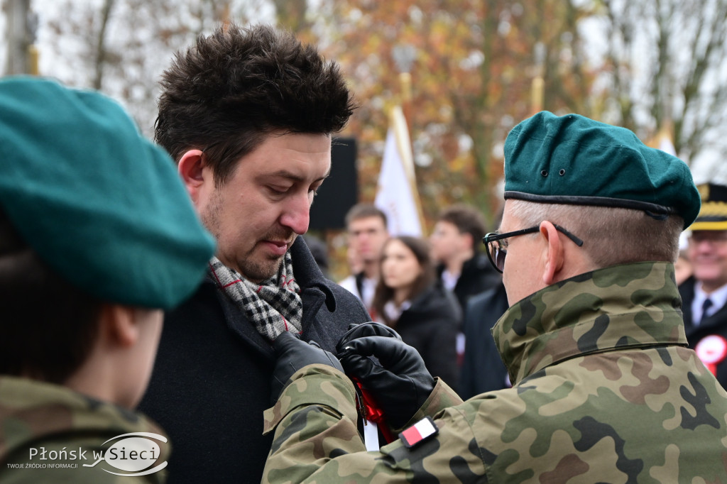 Płońszczanie świętowali przy pomniku marszałka
