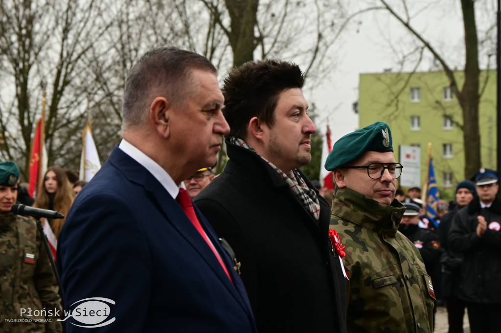 Płońszczanie świętowali przy pomniku marszałka