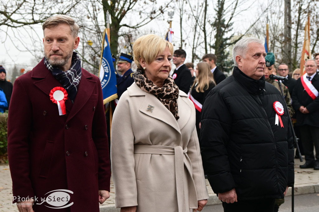 Płońszczanie świętowali przy pomniku marszałka