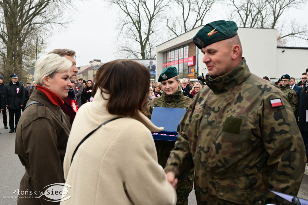 Płońszczanie świętowali przy pomniku marszałka