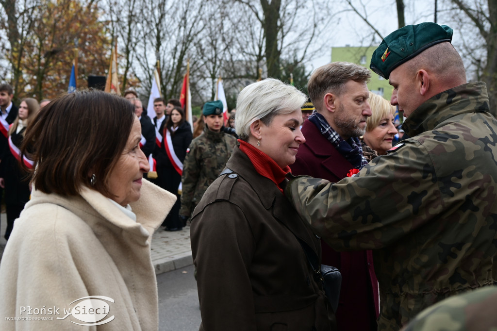 Płońszczanie świętowali przy pomniku marszałka
