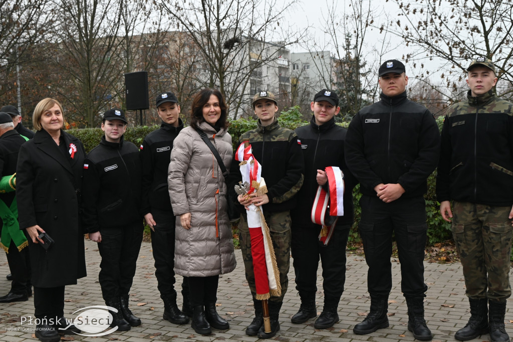 Płońszczanie świętowali przy pomniku marszałka