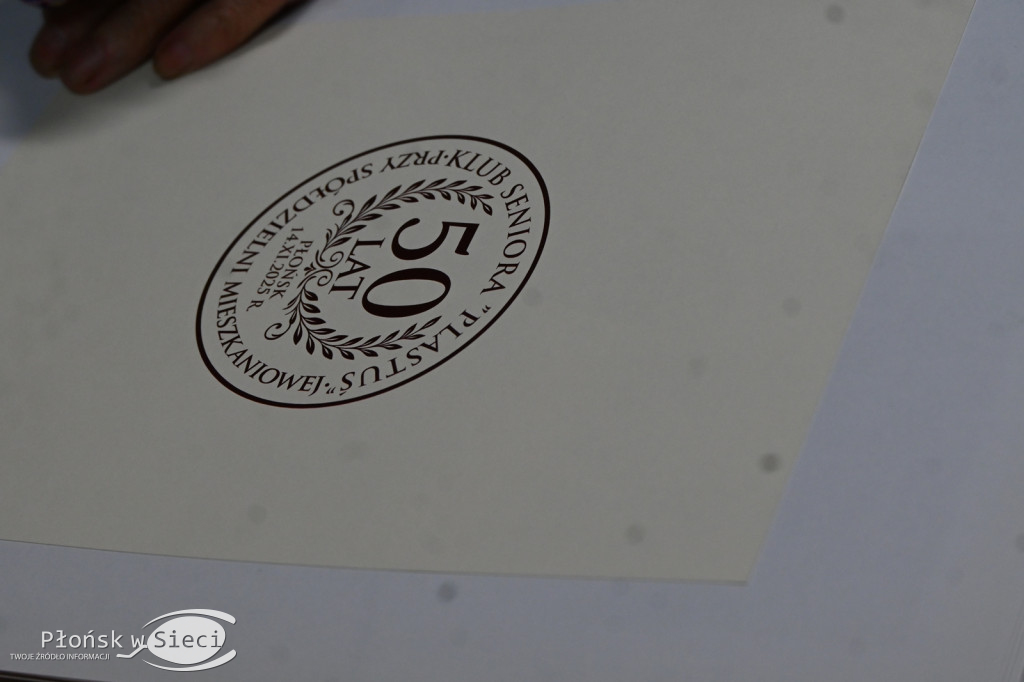 Piękny jubileusz Klubu Seniora Plastuś