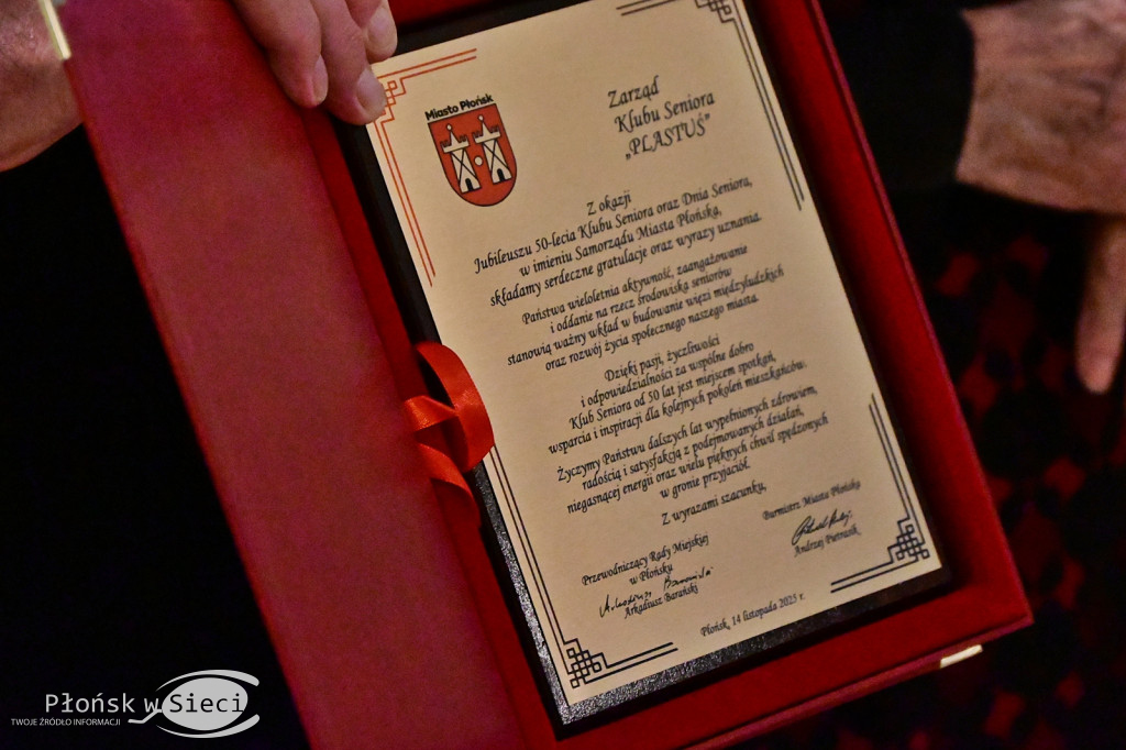 Piękny jubileusz Klubu Seniora Plastuś