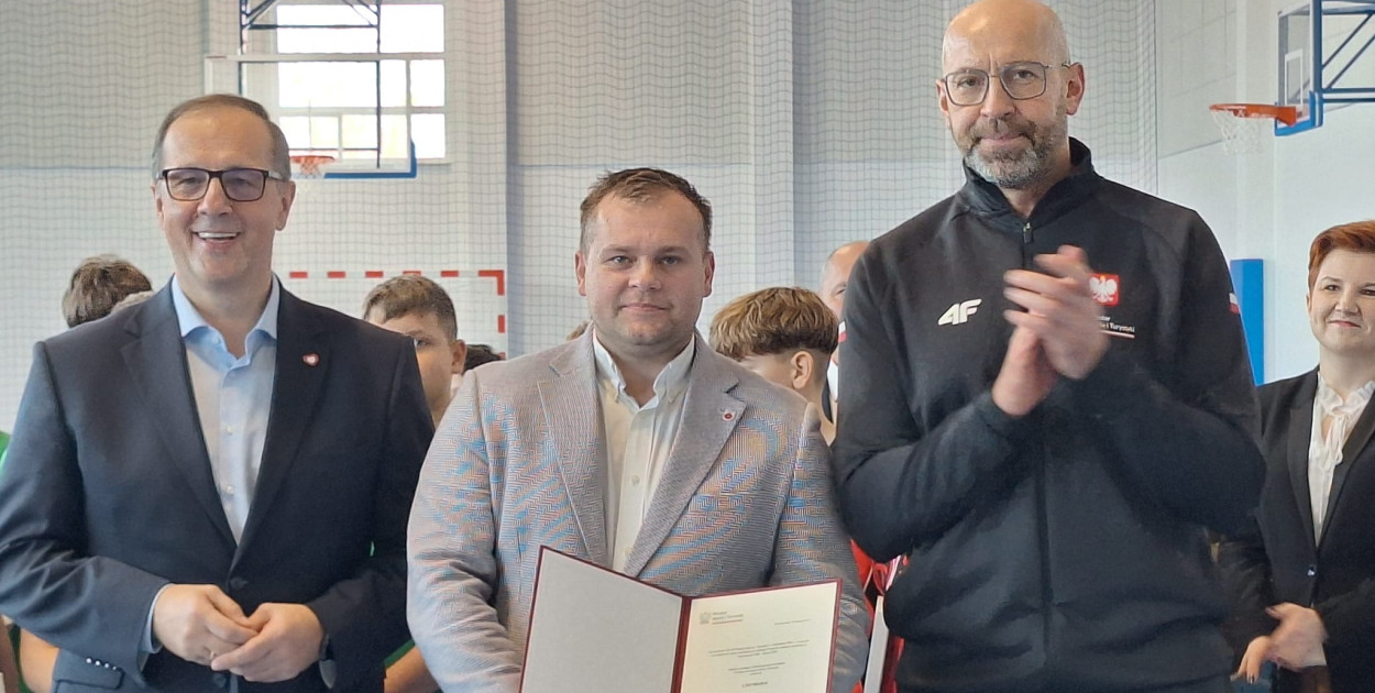Minister sportu gościł w Stróżewie