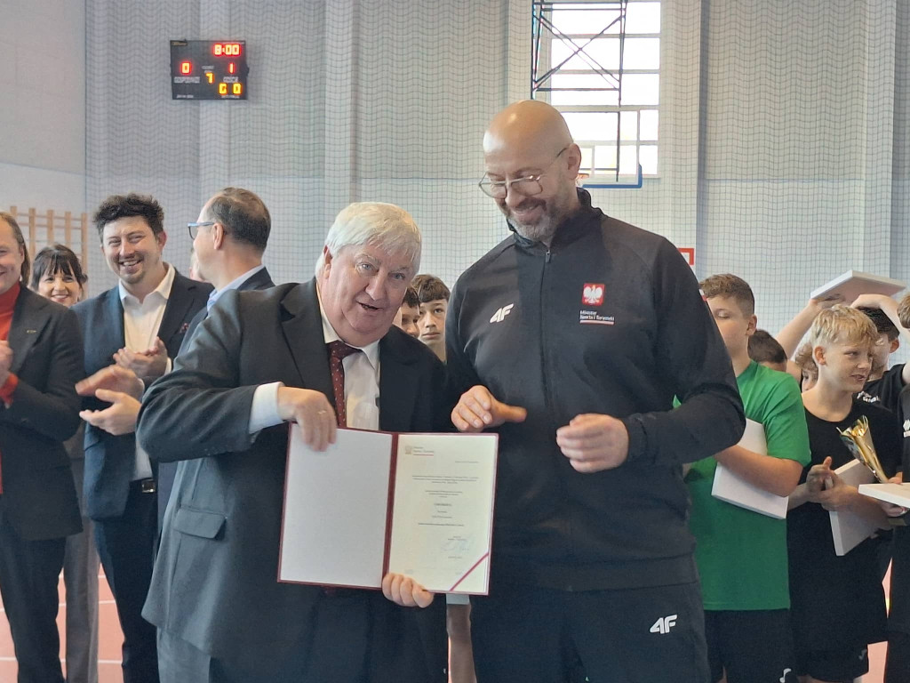Minister sportu gościł w Stróżewie