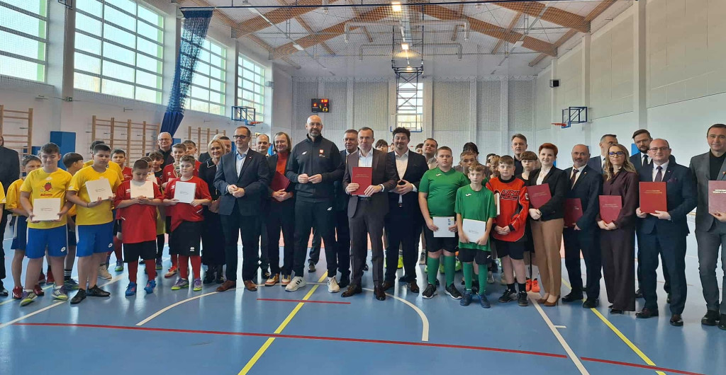 Minister sportu gościł w Stróżewie