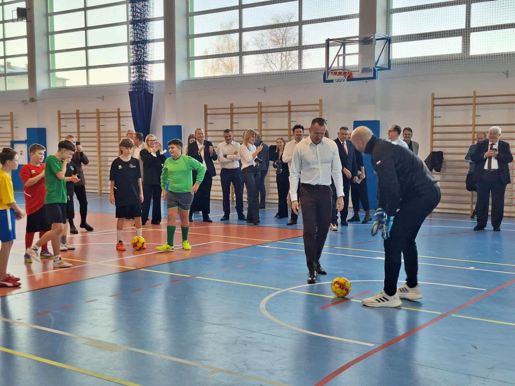 Minister sportu gościł w Stróżewie