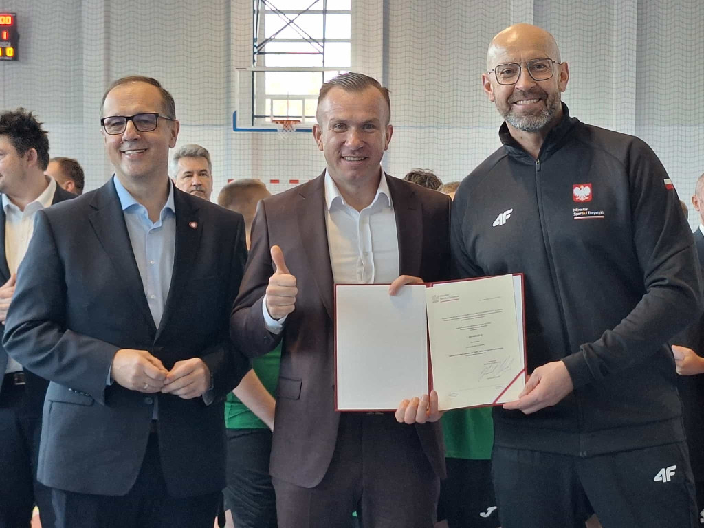 Minister sportu gościł w Stróżewie