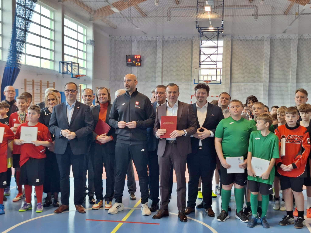 Minister sportu gościł w Stróżewie