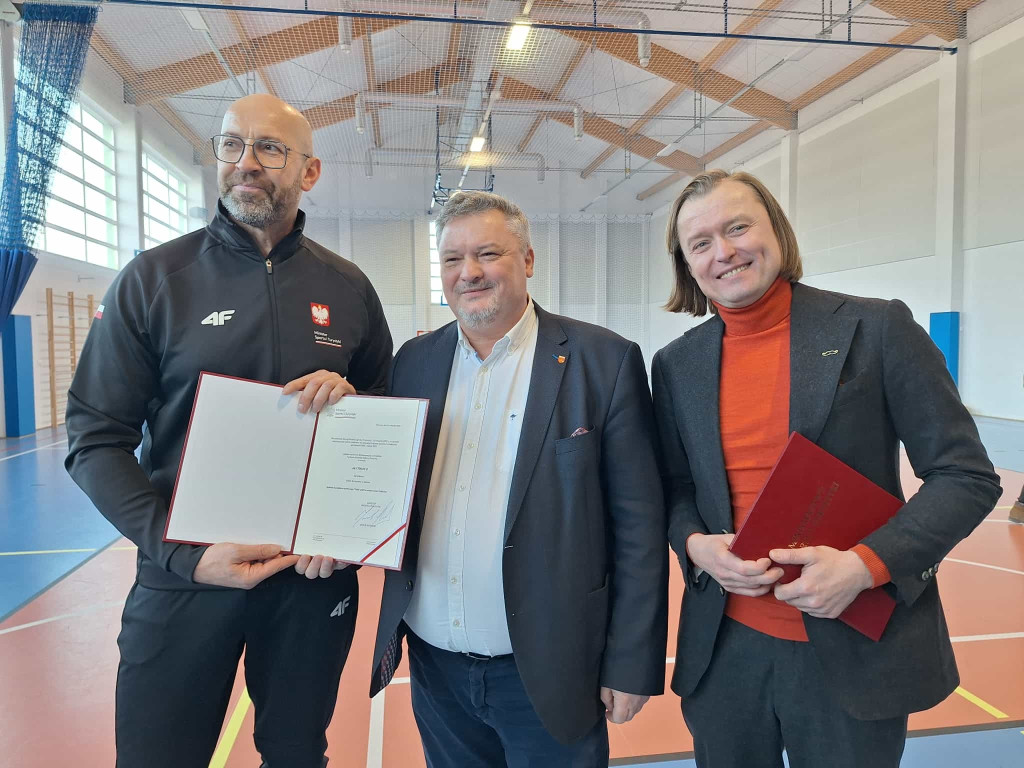 Minister sportu gościł w Stróżewie