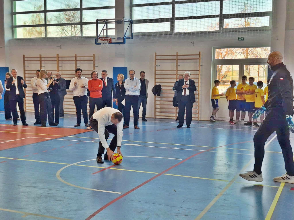 Minister sportu gościł w Stróżewie