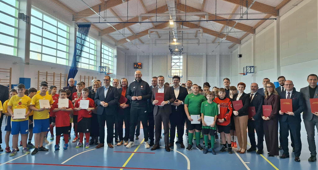 Minister sportu gościł w Stróżewie