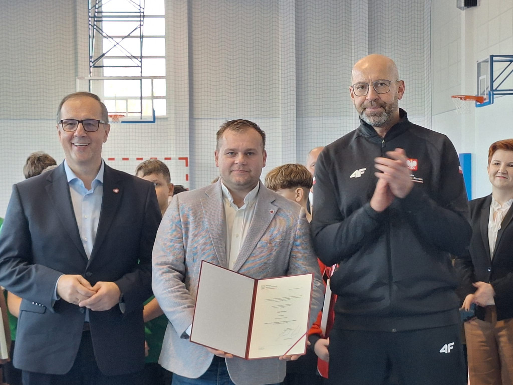 Minister sportu gościł w Stróżewie
