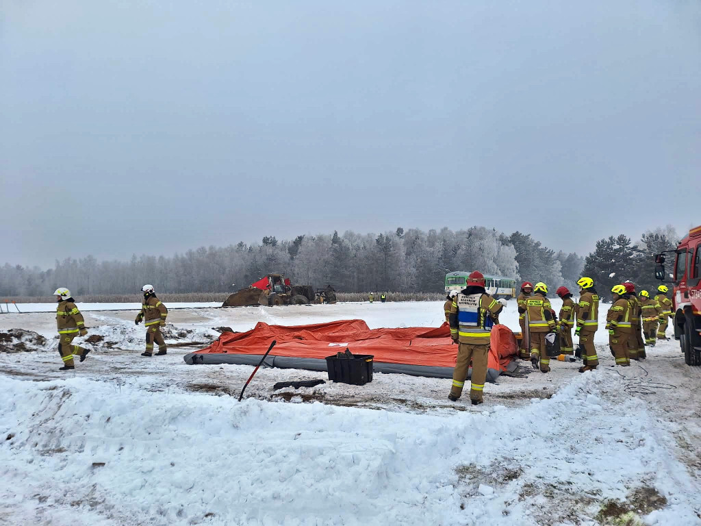 Nie żyje kierowca koparki