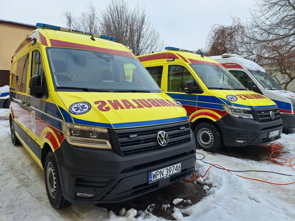 Nowe karetki i sprzęt dla płońskiego szpitala