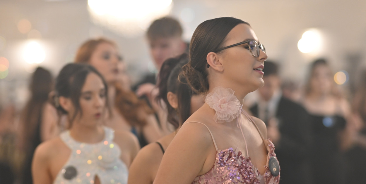 Studniówkowy bal maturzystów z Rutek