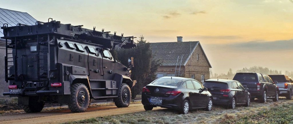 Akcja służb w Szerominie