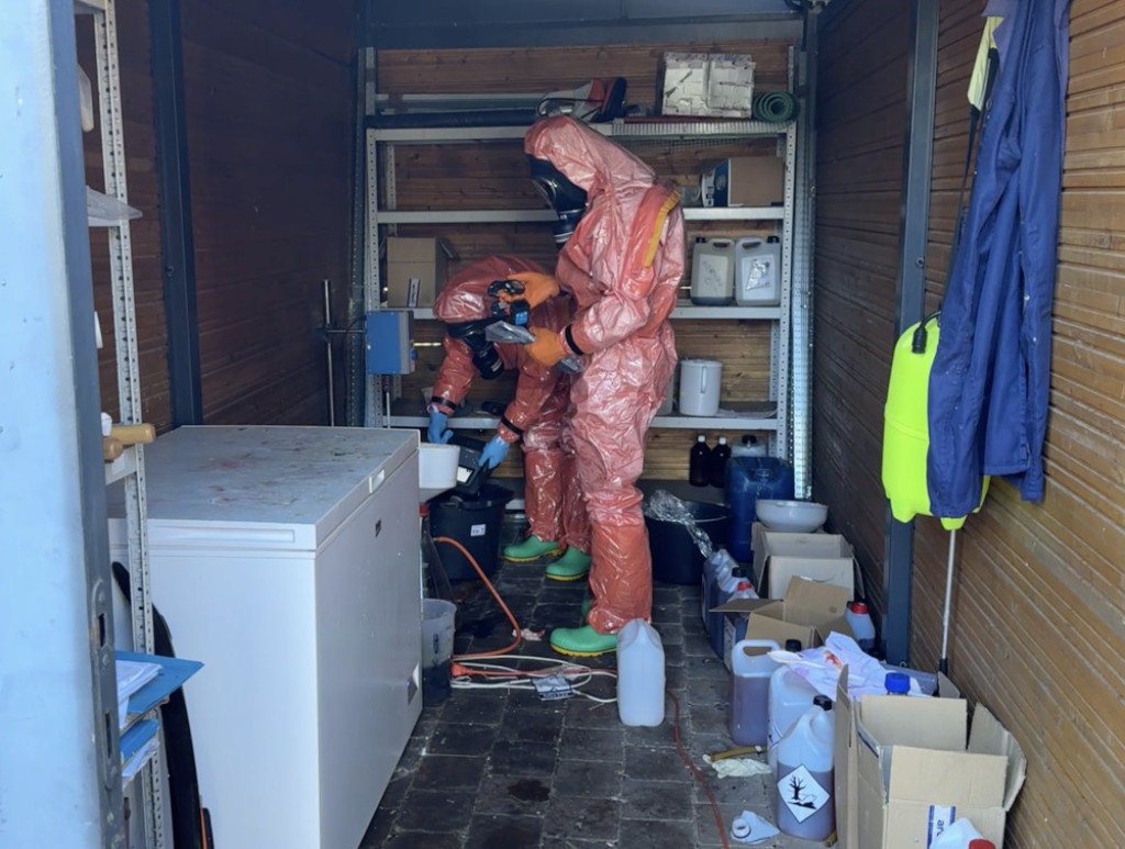 Narkotykowe laboratorium namierzone w Szerominie