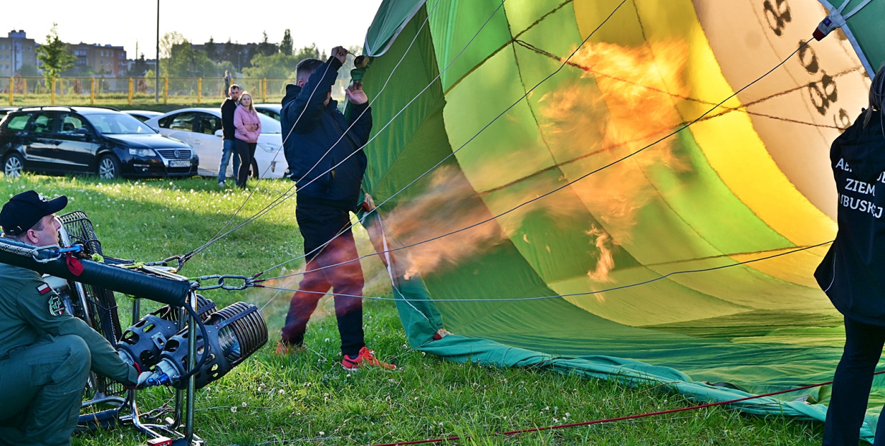Balony unoszące się nad Płońskiem