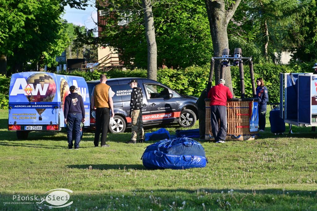 Balony unoszące się nad Płońskiem