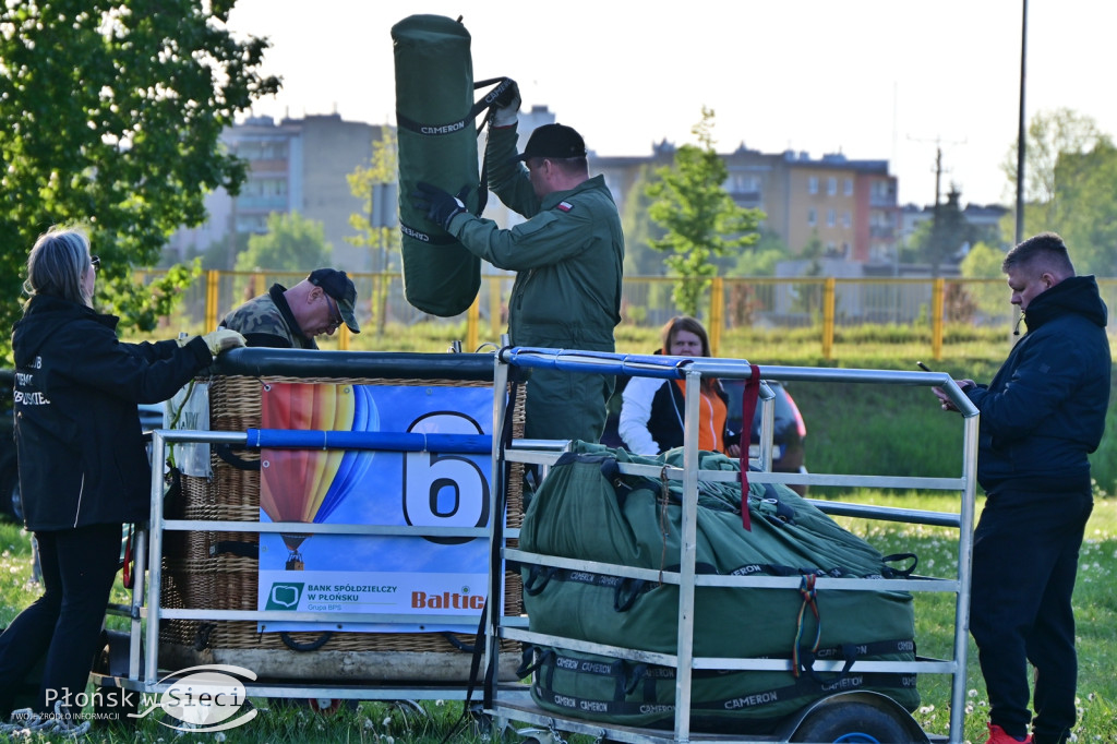 Balony unoszące się nad Płońskiem