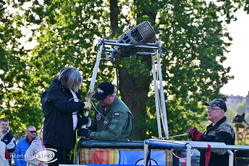 Balony unoszące się nad Płońskiem