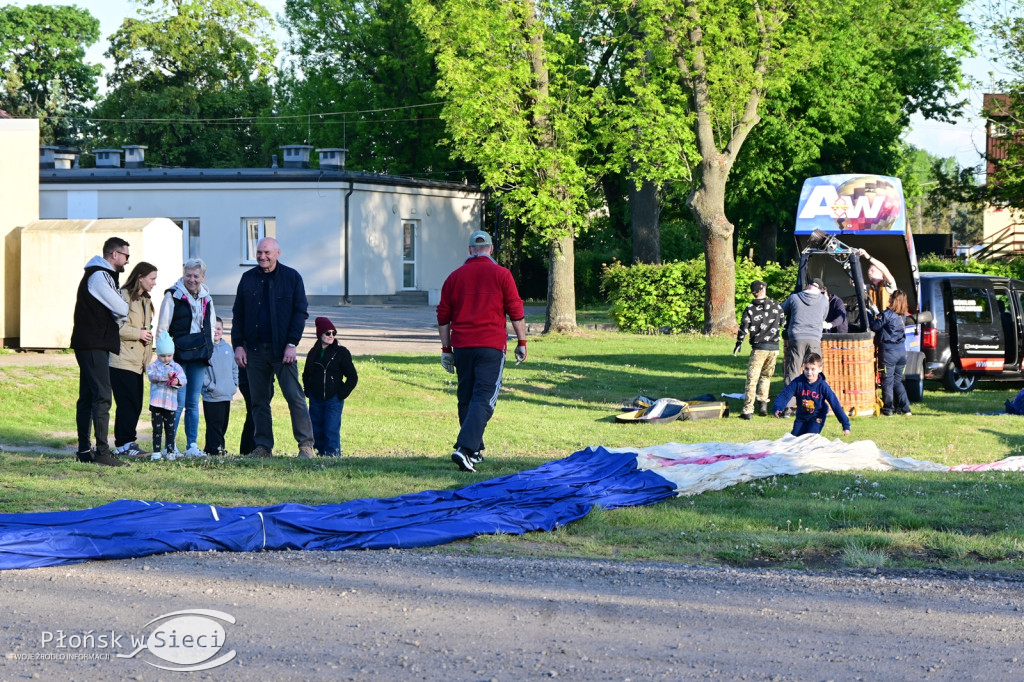Balony unoszące się nad Płońskiem