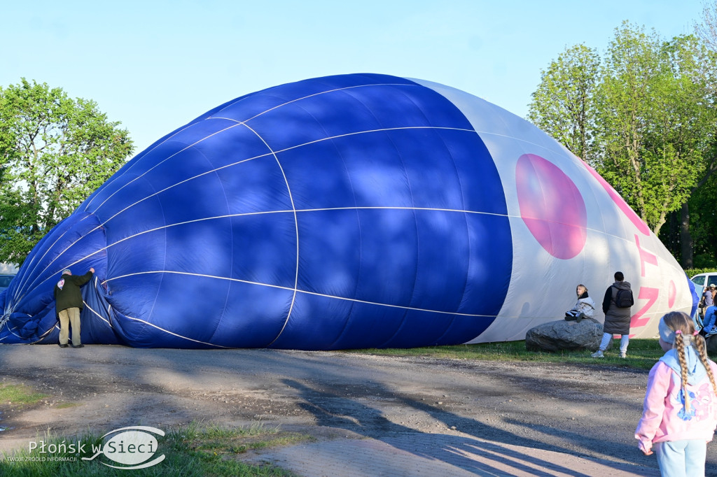 Balony unoszące się nad Płońskiem