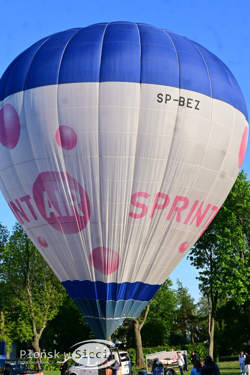 Balony unoszące się nad Płońskiem