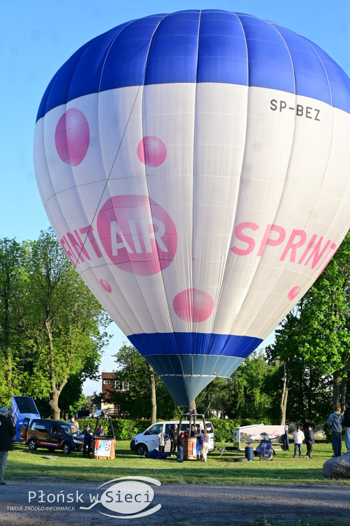 Balony unoszące się nad Płońskiem