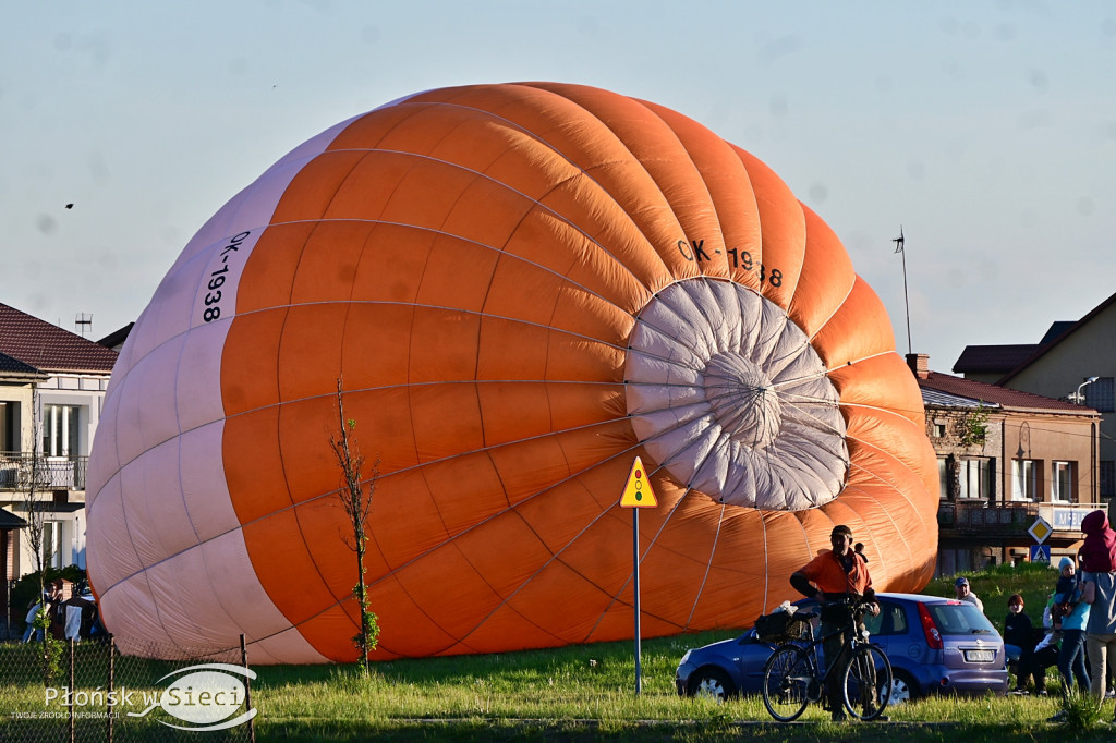 Balony unoszące się nad Płońskiem