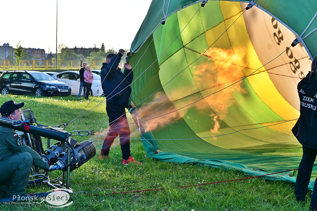 Balony unoszące się nad Płońskiem