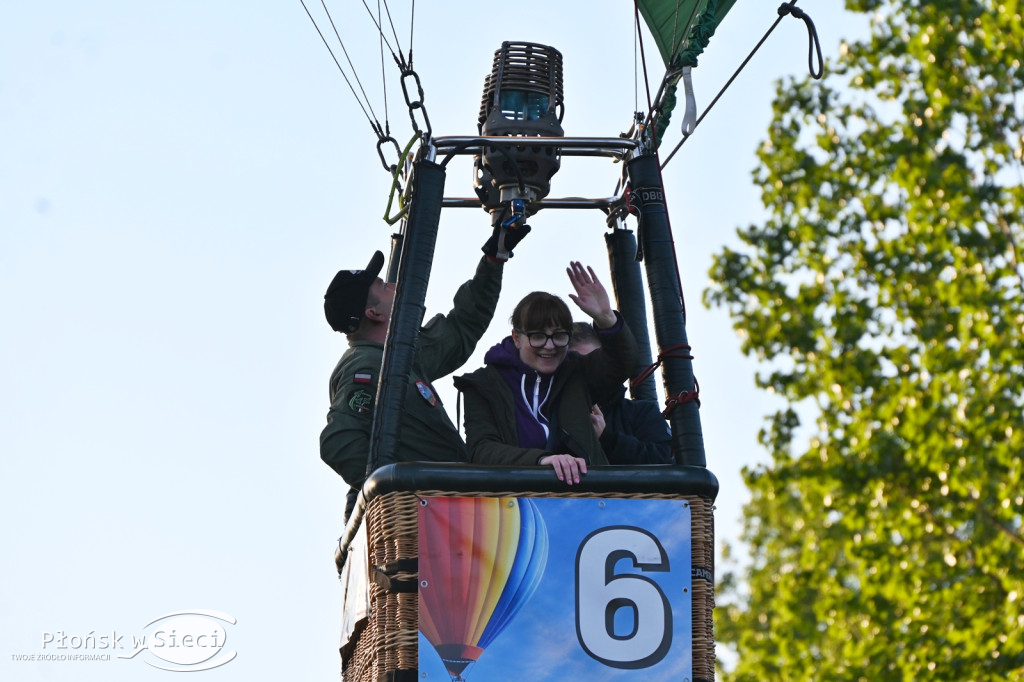 Balony unoszące się nad Płońskiem