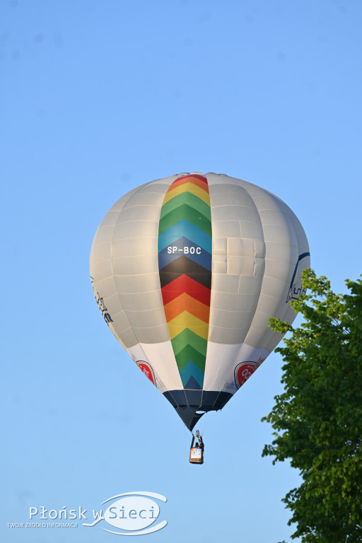 Balony unoszące się nad Płońskiem