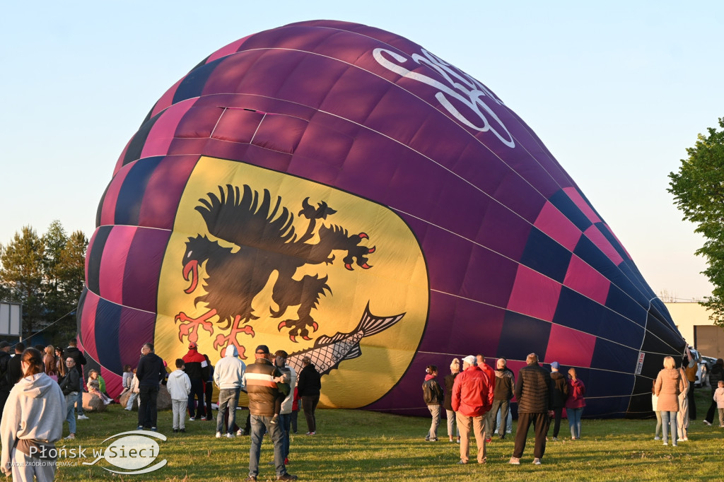 Balony unoszące się nad Płońskiem
