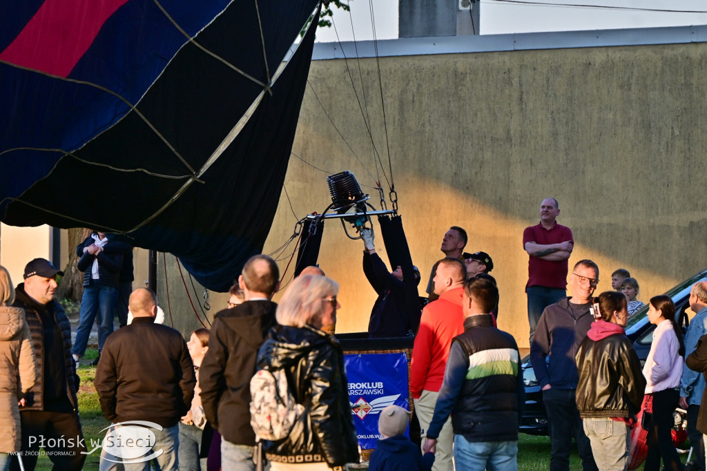 Balony unoszące się nad Płońskiem