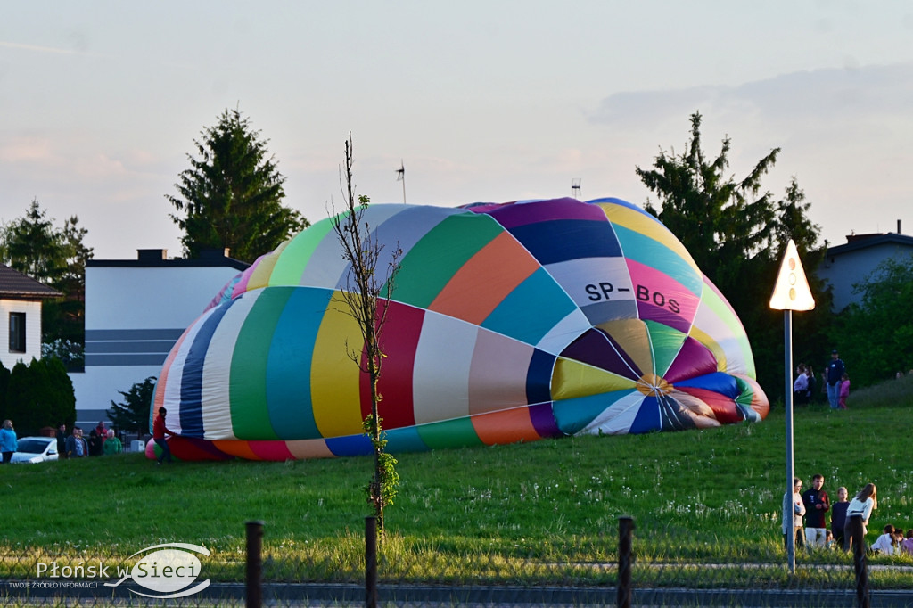 Balony unoszące się nad Płońskiem