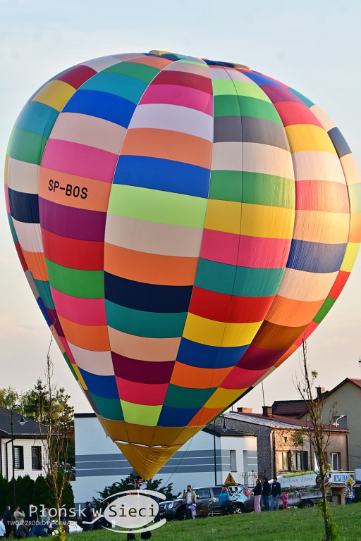 Balony unoszące się nad Płońskiem