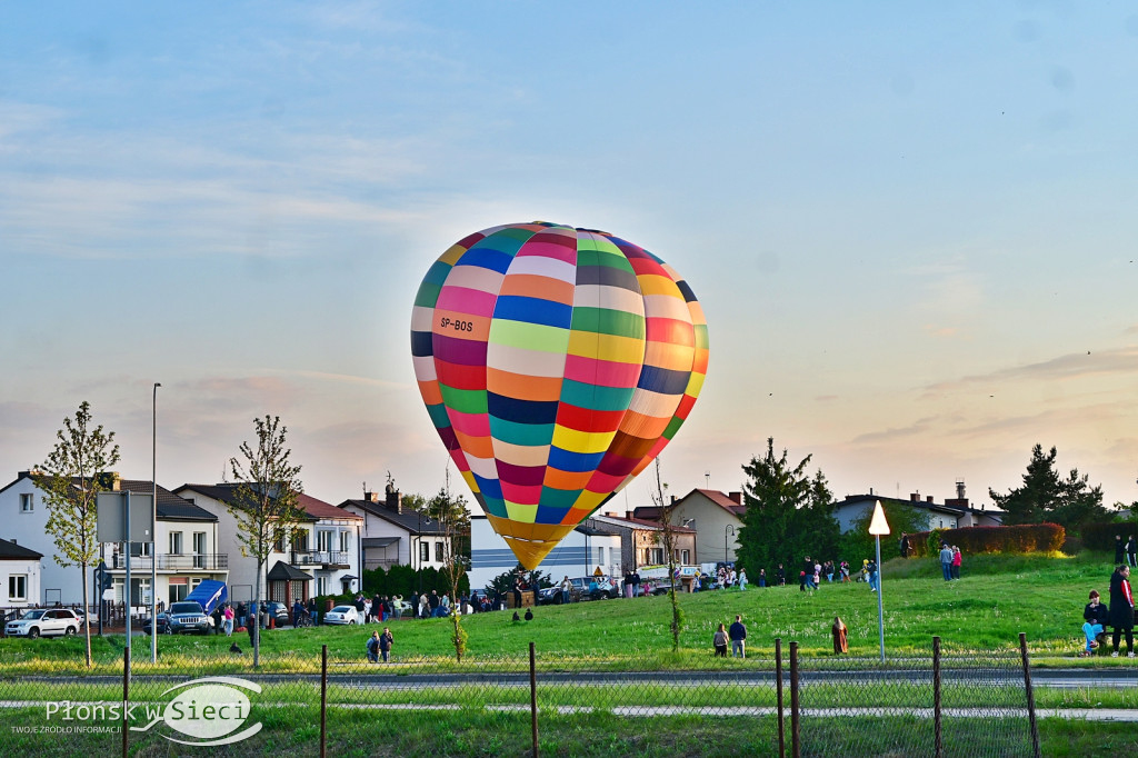 Balony unoszące się nad Płońskiem