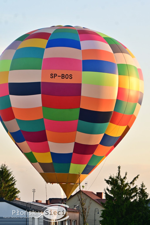 Balony unoszące się nad Płońskiem