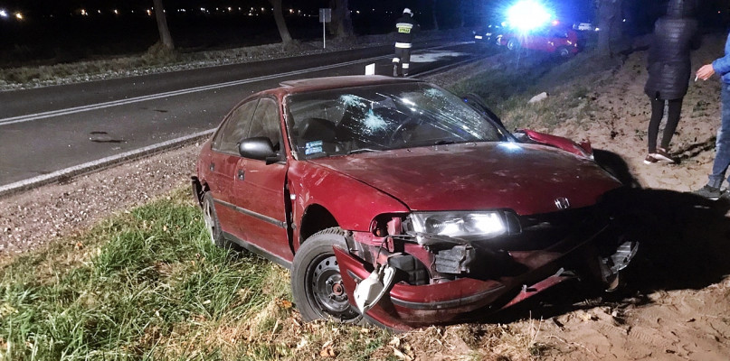 Kierowca hondy był pijany i wiózł niespełna dwuletnie dziecko!  