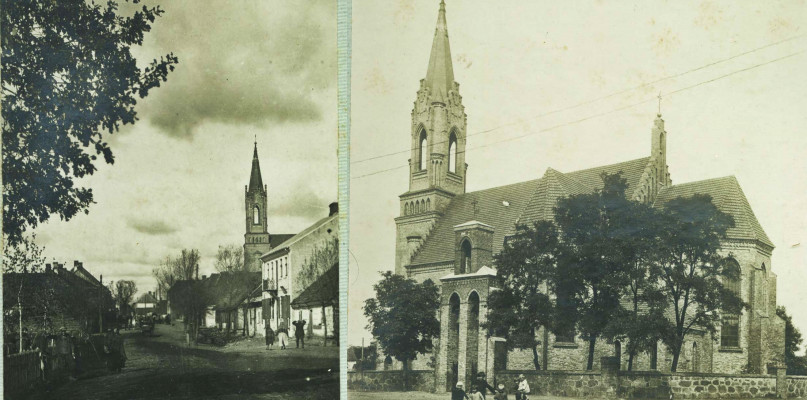  Ulicą Płońską do kościoła sochocińskiej parafii 