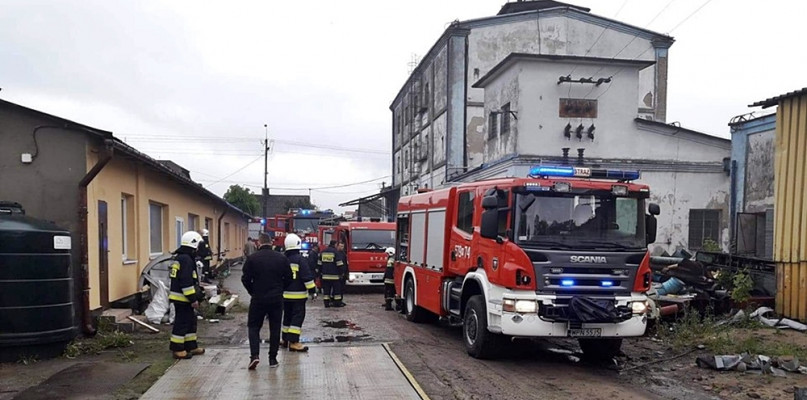 Zwarcie instalacji elektrycznej przyczyną pożaru w Raciążu