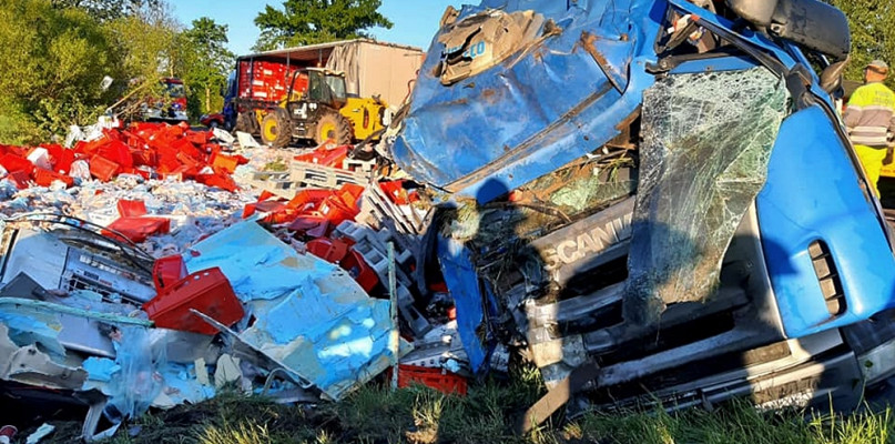 Na miejscu całe zdarzenie wyglądało bardzo poważnie [Foto: OSP Sochocin]
