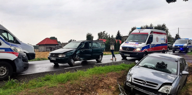 Z miejsca wypadku w miejscowości Strachówko w gminie Płońsk [Foto: Łukasz Wielechowski]
