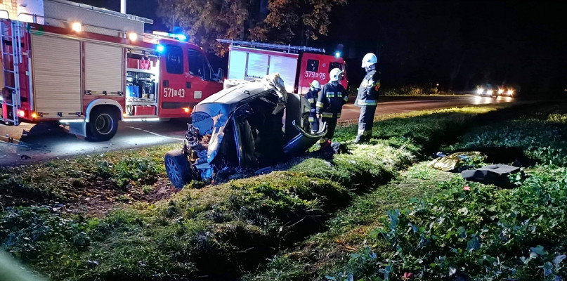 Nie żyją obydwaj kierowcy z wypadku w Kozolinie. Pasażer w stanie ciężkim w szpita