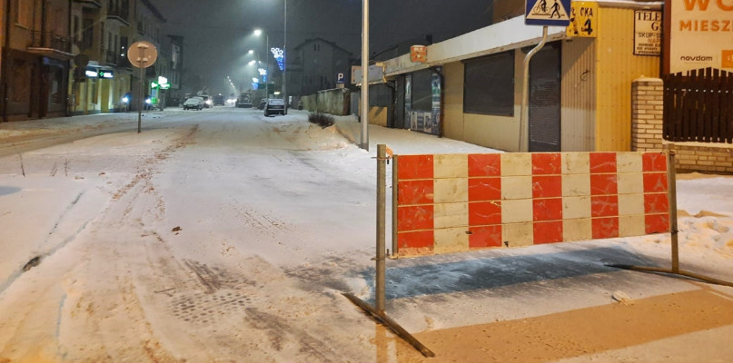 Zamknięty fragment Płockiej [Foto: Łukasz Wielechiowski]