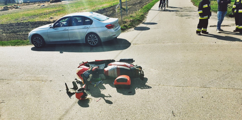 Z miejca niedzielnego zdarzenia w gminie Dzierzążnia [Foto: OSP KSRG Dzierzążnia]