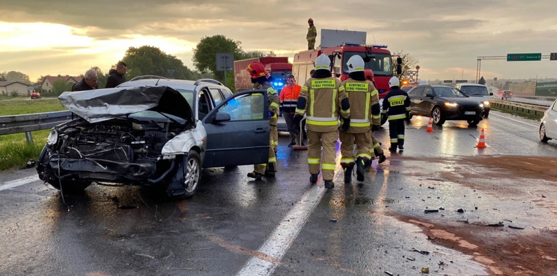 Z miejsca piątkowego zdarzenia na 'siódemce' [Foto: Bartosz Jasiówka]